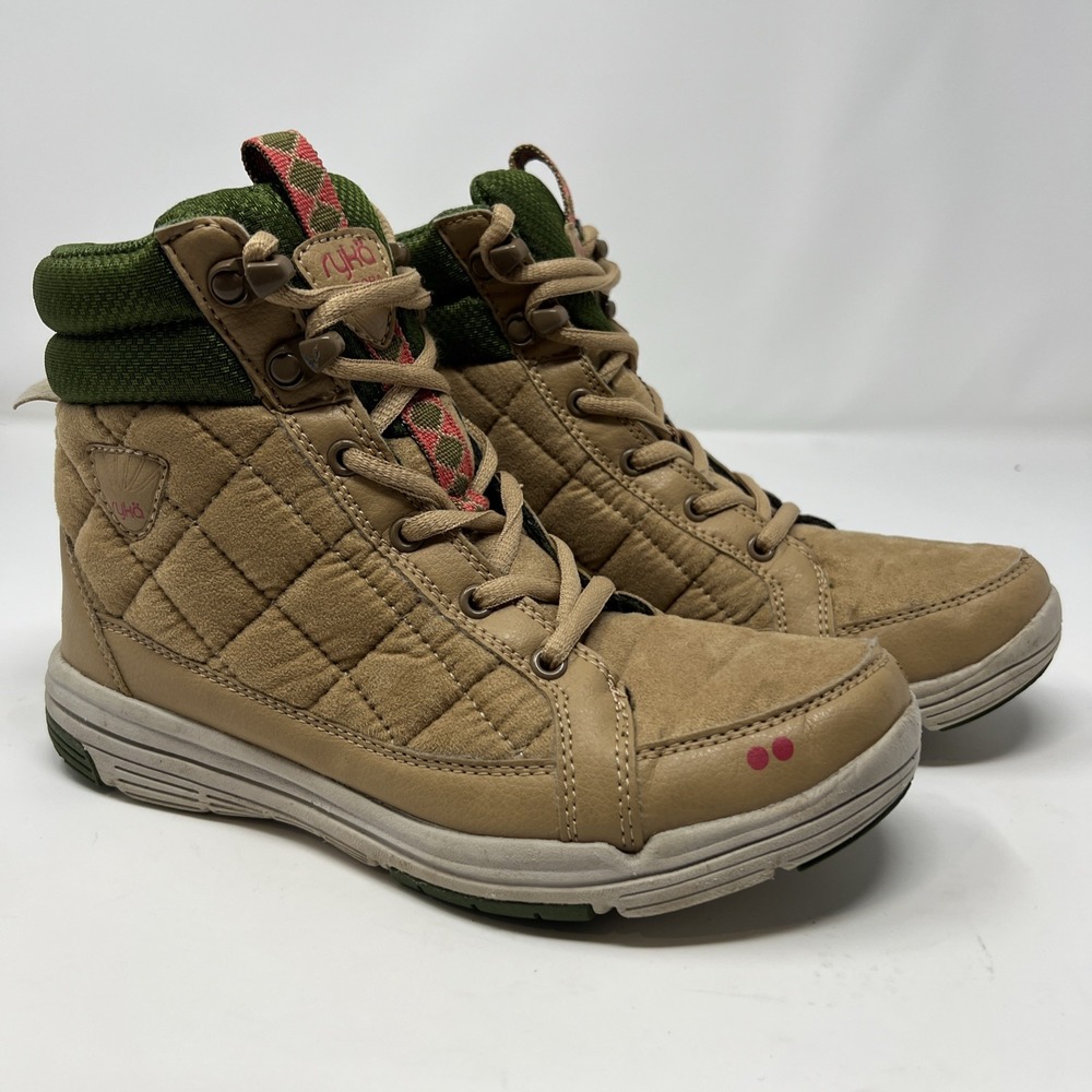 Ryka‎ Aurora Women's Quilted High-top Ankle Booties size 6 Winter Boots